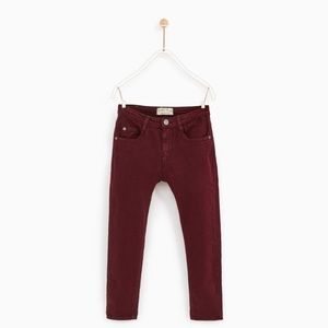 Zara Skinny Twill Jeans